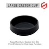 SUL Castor Caster Cup With Felt Pad Non Slip Floor