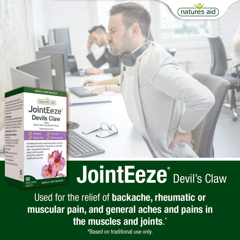 Natures Aid JointEeze Devil's Claw, 90 Tablets