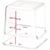 Carlisle FoodService Products Squares Square Food Storage Container with Stackable