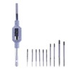 11PCS Thread Tap Set, Screw Thread Taps Die Set Mini