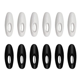 12pcs Hijab Pins,6 White and 6 Black Hijab Sari Pins Hijab Pins Scarf Pins,Shawl Pins Plastic Scarf Pins Safety Pins Baby Clothes Pins Brooch Pins For Safely Locking Baby Clothes Scarf Decoration