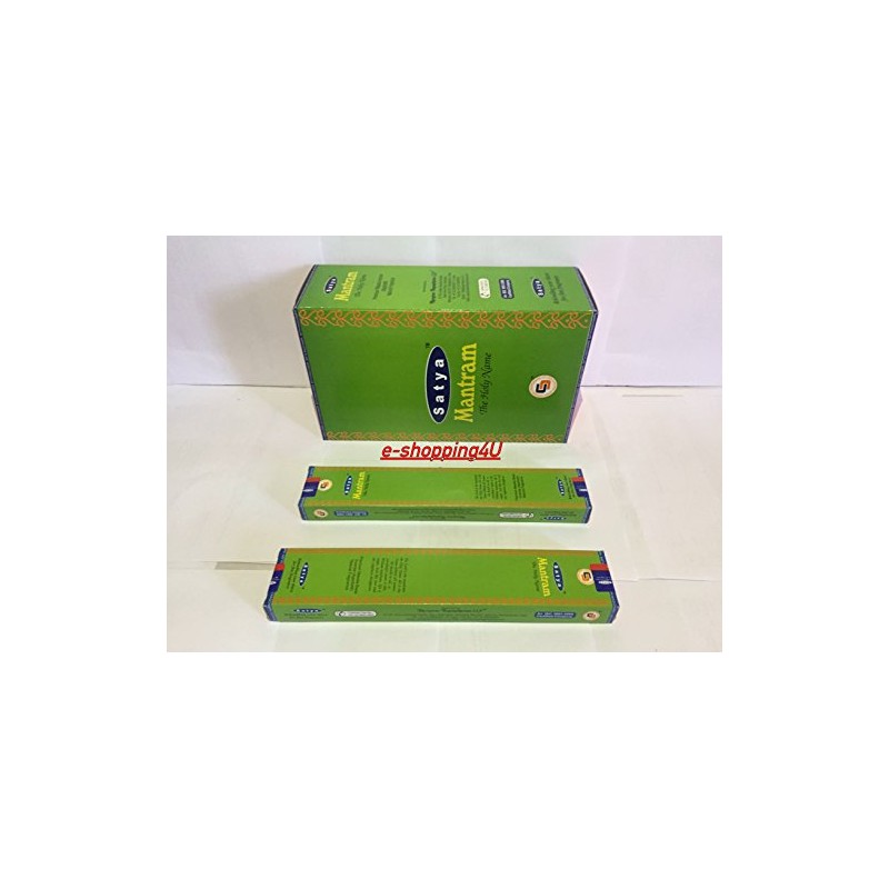 Satya ( MANTRAM ) Incense Sticks 12 Packsx 15g