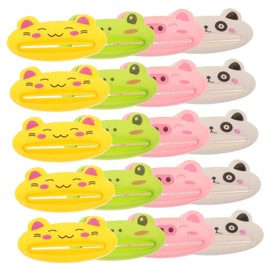 NOLITOY 1set Bathroom Accessories Plastic Toothpaste Manual Toothpaste Dispenser Toothpaste Squeezer Dispenser 20pcs