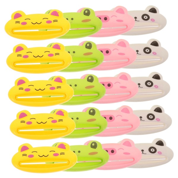 NOLITOY 1set Bathroom Accessories Plastic Toothpaste Manual Toothpaste Dispenser Toothpaste