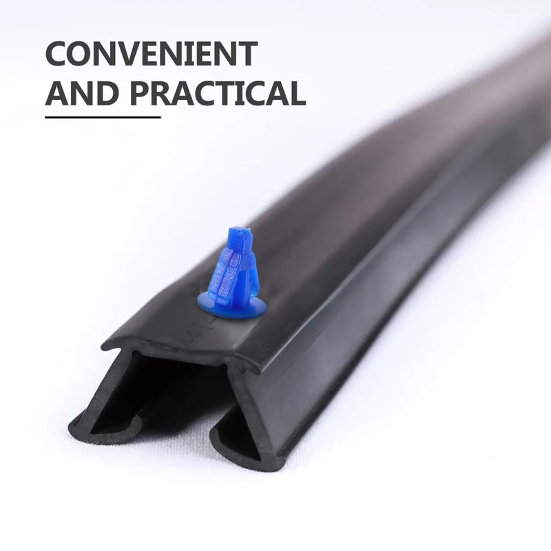 GLEAVI 100pcs Car Weatherstrip Clip Auto Fastener Auto Weather Strip