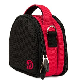 Magenta Water Resistant Compact Camera Bag Protective Pouch Case for Nikon 1 J5, V2, J4, J3, J2, J1, S2, S1