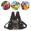 Radio Chest Harness 2 Pockets Oxford Cloth Adjustable Vest Rig