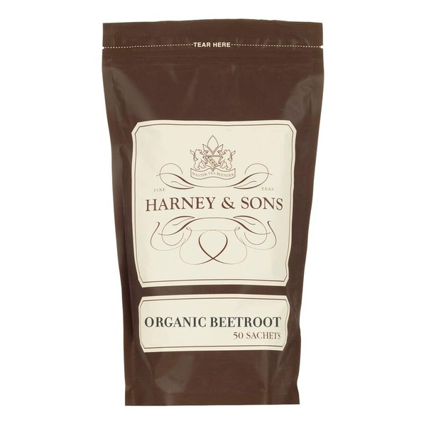 Harney & Sons Organic Beetroot Tea, Bulk bag of 50 sachets