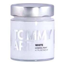 Tommy Art Chalk Paint, White, 140ml Jar (SH110-140)