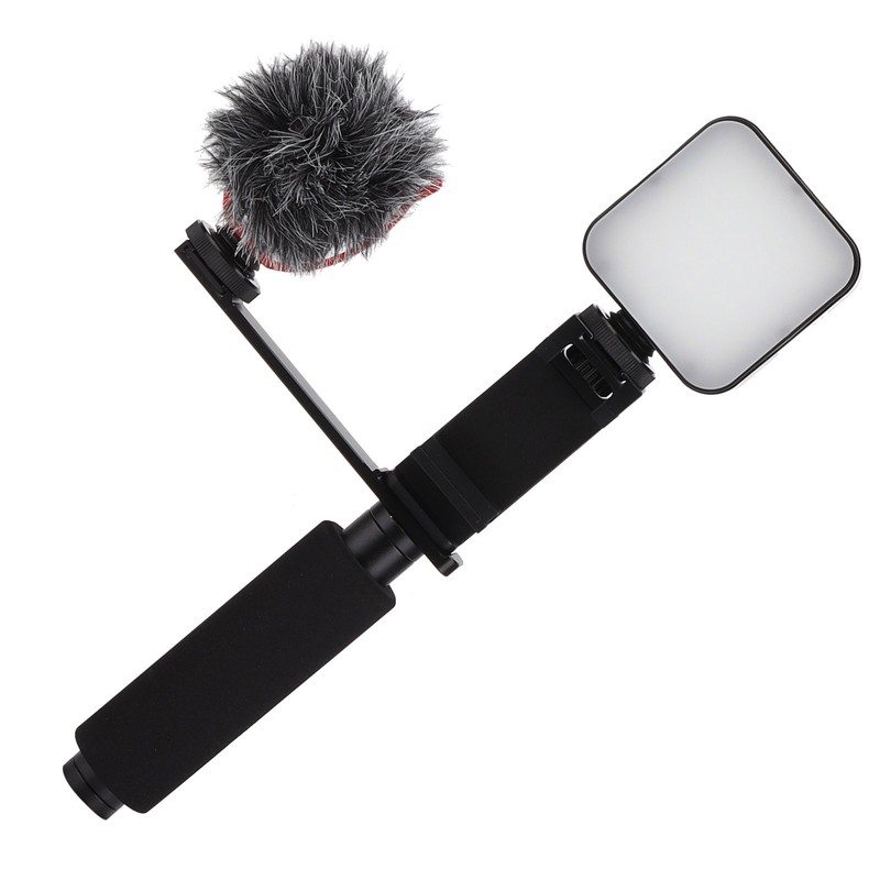 YELANGU Smartphone Vlogging Hand Grip Set Video Recording Holder Handle