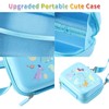 OFIKAL Kids Camera Case with Dinosaur Pattern, Shoulder Bag for