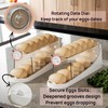 2-Tier Egg Storage for Fridge & Countertop, Space-Saving Egg Holder