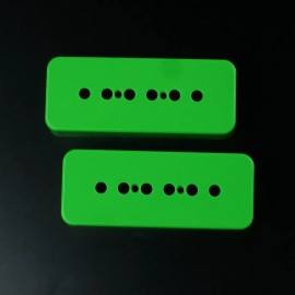 mLaval Guitar Parts A Pair of P-90 p90 Soap-bar Pickup Replacement Covers 50mm & 52mm, Green