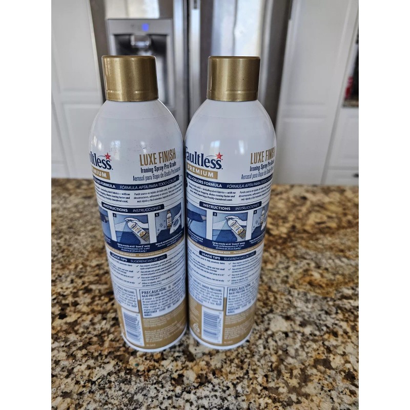 Faultless 2 Faultless Premium Starch Luxe Finish Ironing Spray Pro