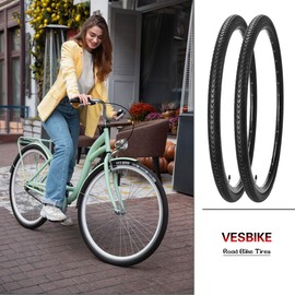 700x32c/700x35c/700x38c/700x40c Road Bike Tires 60 TPI Pair Bike Tires Kevlar Material Foldable High Grade Made Bicycle Tires for City Bikes Pack of 2 (2 Pack 700x35c)