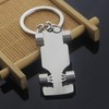 Seadiquiet Silver Novelty F1 Formula 1 Racing Car Charm Keyring