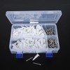 240pcs Expansion Anchors Nylon 304 Stainless Steel Screw Expansion Screw