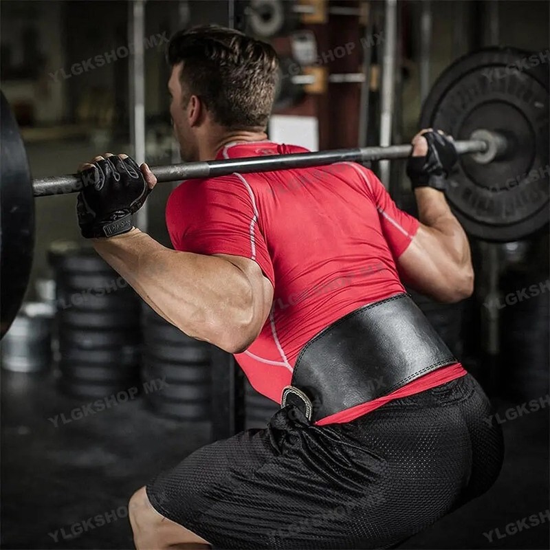 Gym Faja Lumbar Cinturón Levantar Peso Con Guantes,kit 6pcs