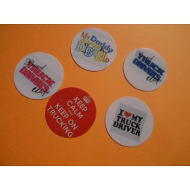 Unbranded Pre Cut One Inch Bottle Cap Images TRUCK DRIVERS Free Shipping - photo, 25 images