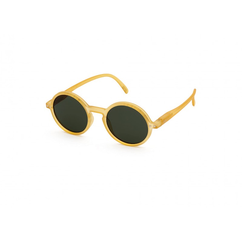 Ijipiji Junior Sunglasses for Kids #G Round, yellow honey /