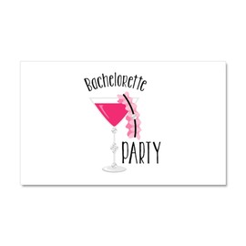 CafePress Bachelorette Party Car Magnet 20 X 12 Car Magnet, 20"x 12" Magnetic Door Display