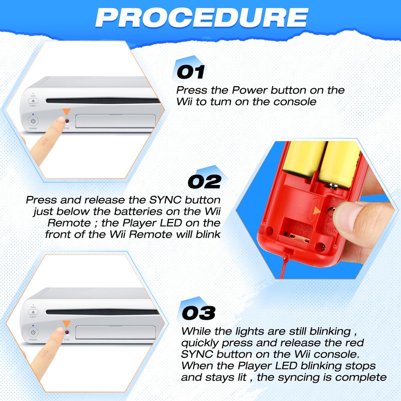 2 Pack FISUPER Remote Controller with Motion Plus for Wii/WII