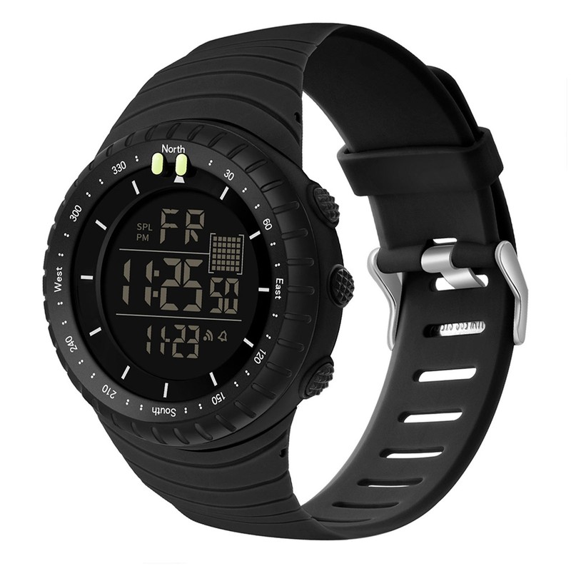 Electronic Sports Watch Waterproof Night Light Large Screen Quick Release