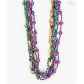 24 Smile Beads Mardi Gras Jewels Party Favors Birthday Gift Bags Pirate Treasure Pretend Play Costume Jewelry