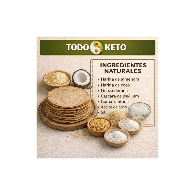Tortillas De Almendra Keto Low Carb