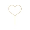 PartyDeco KPT65-100 Wooden Heart Topper-Approx. 23 cm