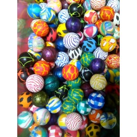 Bounce 10 Premium One Inch 27mm Super Bounce Bouncy Balls 1" Mix NEW
