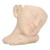 Face Flower Pot Sleeping Girl High Density Resin Drainage Hole