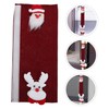 LABRIMP Refrigerator Wrap for Doors Xmas Handle Covers Snowman Decor