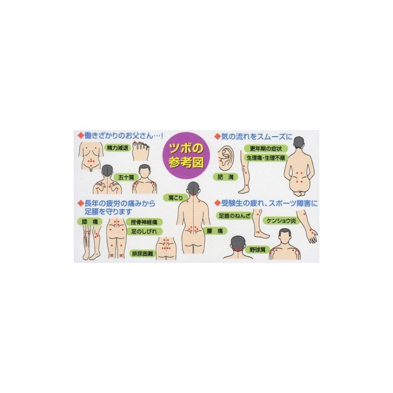 Kurosio 35180 Acupuncture 180 Acupuncture (144 Needles + 36 Needles),