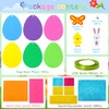Wishstar Pack of 12 Easter Eggs Craft Set for Children,