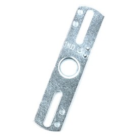 Jandorf 60208 Crossbar Flat, 4" Long Center Tapped, 1/4 IP Zinc Plated