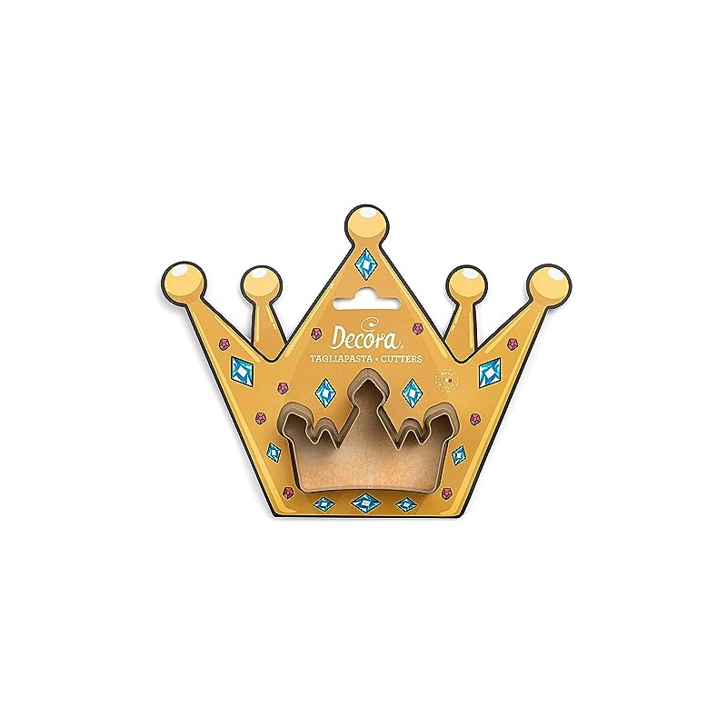 Decora 0255057 Crown Plastic Cutters, Gold