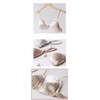 SilRiver Women's Silk Padded Bralette Deep V Wire Free Crop