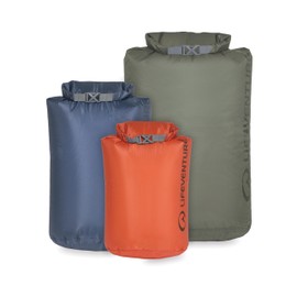 Lifeventure Ultralight Dry Bag Multi-Pack, Rip-Stop Fabric & Taped Seams