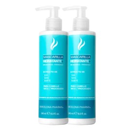 Dúo Mascarilla Hidratante Capilar + Karité Uva Y Soya