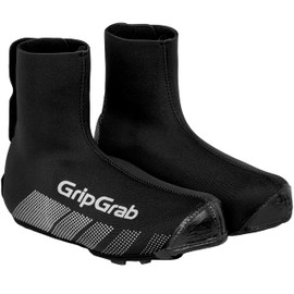 GripGrab Ride Winter Neoprene Windproof Road Mountain-Bike Cycling Overshoes Warm Rain Bicycle Shoe Covers Black, x-Small