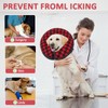 Wsetyy Inflatable Dog Collar for After Surgery (B, M)
