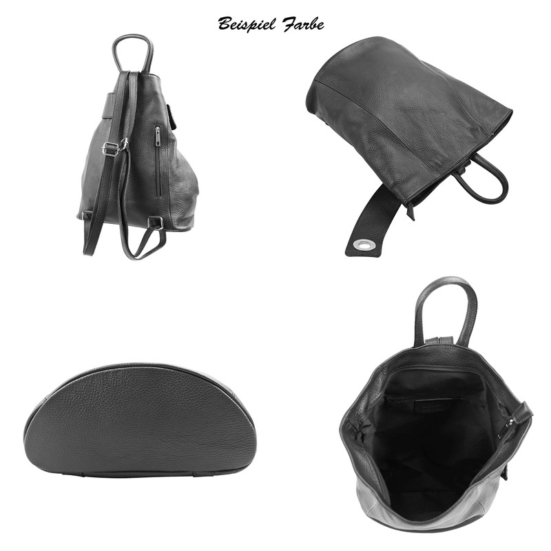 SH Leder Pamela G2517 Lightweight Genuine Leather Women's Backpack City