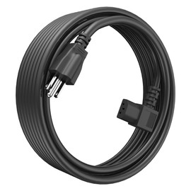 FITE ON AC Power Cord Compatible with UREVO 2 in 1 Folding Treadmill, Universal 3 Prong Power Cable Replacement 6Ft for Under Desk Treadmill for Home/Office