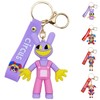 YOUYIKE The Digital Circus Keyring, Easter Key Fob, Pomni &