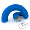 4-Inch Aluminum Ducting, Dryer Vent Hose, Heavy-Duty Three-Layer Protection, 8-Feet