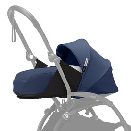 Stokke YOYO 0+ Newborn Pack, Air France Blue - Includes Mattress, Extendable Canopy & Five-Point Harness - Requires YOYO3 Frame (Sold Separately)