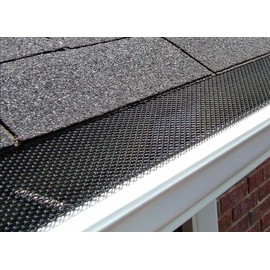 Gutter Screen I Gutter Guard Leaf Screen Cover Protector I Eliminate Leaves from Obstructing Your Gutter I Black Gutter Screen (25 Pieces; 100 feet)