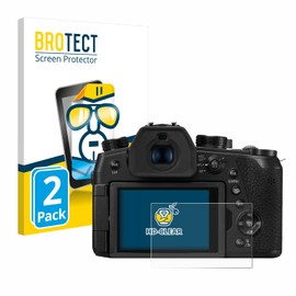 BROTECT Pack of 2 Screen Protectors Compatible with Panasonic Lumix DMC-FZ1000 II Screen Protector Ultra Clear
