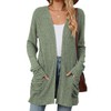 Famulily Ladies V Neck Cardigans Long Sleeve Open Front Swearter